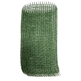 Jute, Circa 15 cm breed x 25 cm per verpakking, Groen