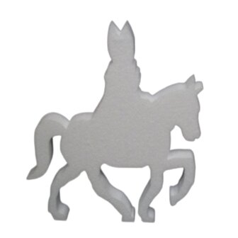 XPS Paard van sinterklaas, afmeting 17 x 13 x 2 cm