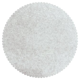 Glitter vilt, Wit, 30 x 40 cm, 1mm dikte