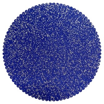 Glitter vilt, Kobalt Blauw, 30 x 40 cm, 1mm dikte 