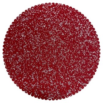 Glitter vilt, Bordeaux, 30 x 40 cm, 1mm dikte 