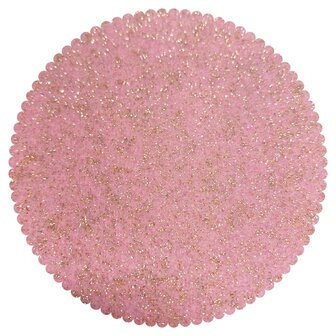 Glitter vilt roze met gouden glitters 30x40cm Viltdeco