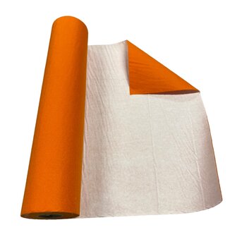 Reststuk Plakvilt/Zelfklevend Vilt ca. 43 cm breed x 80 cm lengte, Oranje