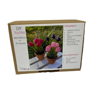 DIY Pakket Tulpen, verkrijgbaar in 12 kleuren!