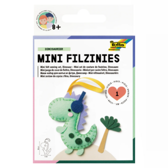 Mini Vilt DIY pakket, Dinosaurus 