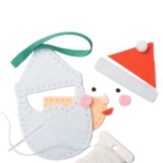 Vilt kerstmand inhoud