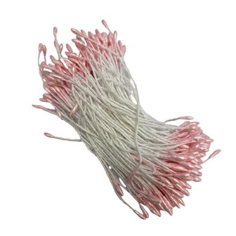 Meeldraden/stampers, parelmoer Roze, glimmend, 144 stuks per verpakking