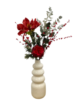 Kerst Boeket Rood, bestaat uit 7 pakketten 