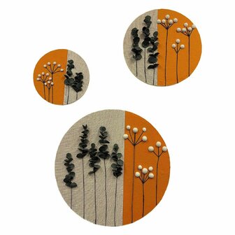 PRE-ORDER DIY WANDPANELEN SET, Saffraan