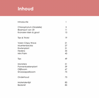 DIY Vilt Plantenboek