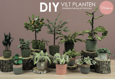 DIY Vilt Plantenboek