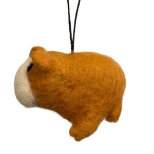 Handgemaakte wol vilt hanger, Cavia