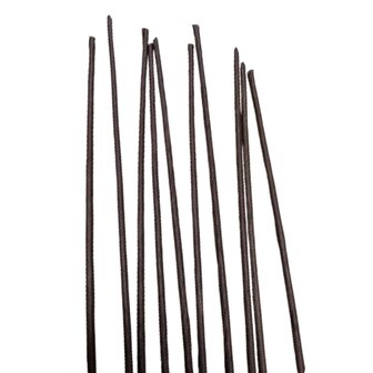 Bloemen draad, bruin omwikkeld 2,5 mm dik x 40 cm lang, 10 stuks per verpakking
