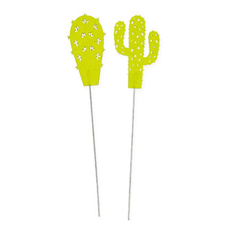Cactus pins, Fel Groen, 2 stuks per verpakking