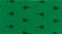 Kerst vilt print kerstboom groen 30x40cm - Viltdeco 1