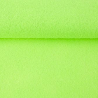 Vilt fluor groen 1,5 mm dik 90 cm breed per meter