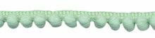 Pom pom band mint groen per meter