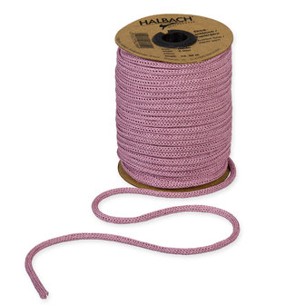 Knitted Paper Yarn Tubes, Oud Roze, per rol 