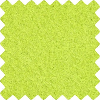 Vilt 3mm Lime Groen 42 x 60 cm