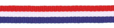 Rood wit blauw Nederlandse vlag lint 10 mm breed per meter