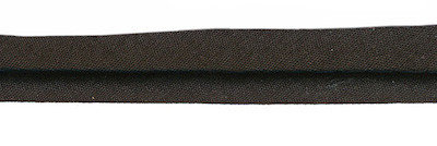 Piping paspelband dik zwart 4 mm DIK per meter