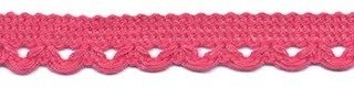 Lusjesband oud roze 12 mm breed per meter