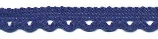 Lusjesband kobalt blauw 12 mm breed per meter