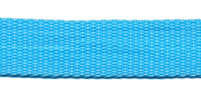 Tassenband aqua 20 mm breed per meter 