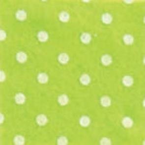 Vilt fel groen met witte stippen 1,5 mm dik 90 cm breed per meter
