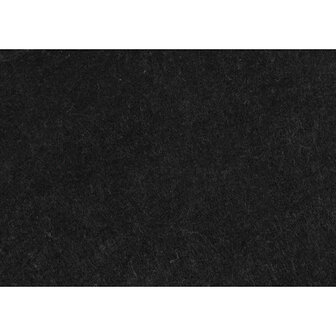 Budgetvilt, Zwart gem&ecirc;leerd 20 x 30 cm