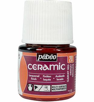Pebeo Ceramic Garnet 45 ml