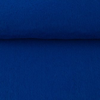 Vilt kobalt blauw 1,5 mm dik 90 cm breed per meter