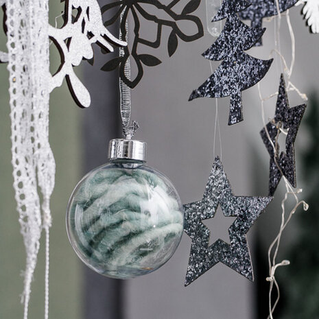 DIY Kerstballen, 6 cm, 8 st. per verpakking