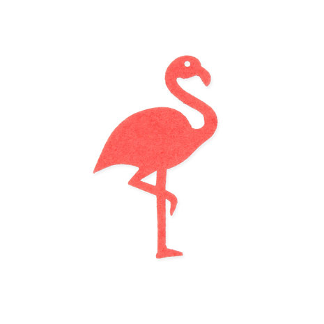 Vilt Flamingo, Koraal, 4 stuks per verpakking