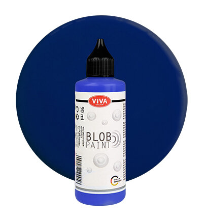 Blob paint, 90ML, Donker Blauw