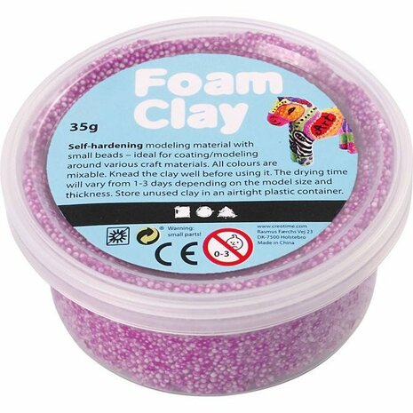 Foam Clay Neon Paars