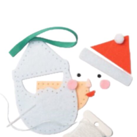 Vilt kerstmand inhoud