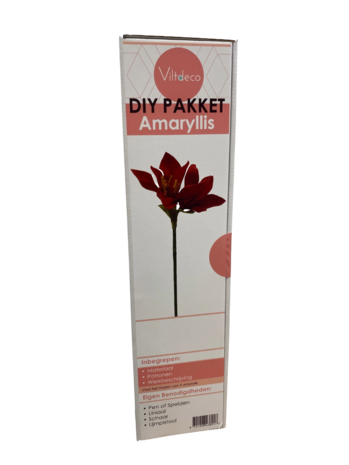 DIY Pakket, Mix & Match!! Amaryllis Rood
