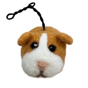 Handgemaakte wol vilt hanger, Cavia