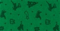 Vilt Kerst Print, Groen, 30 x 40 cm