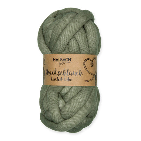 Knitted Tubes, Groen, 100gram