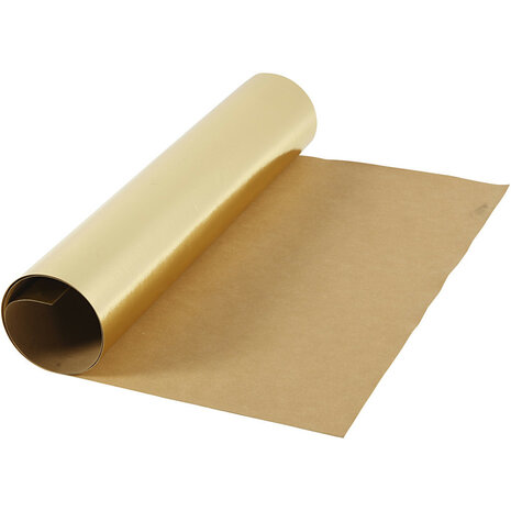 Faux leather papier goud