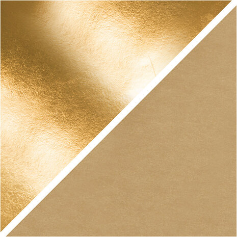 Faux leather papier goud