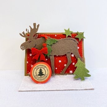 Kerstkaart Eland Kerstkaart Eland