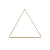 Metalen driehoek/triangel, Goud