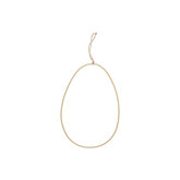 Metalen Ei hanger, goud