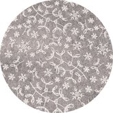 Vilt lap 30 x 40 cm, Grijs gemêleerd/Wit, print Mistletoe