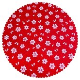 Vilt print, Mini Bloemetjes, 30 x 40 cm, Rood Vilt print, Mini Bloemetjes, 30 x 40 cm, Rood