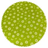 Vilt print, Mini Bloemetjes, 30 x 40 cm, Lime Groen Vilt print, Mini Bloemetjes, 30 x 40 cm, Lime Groen