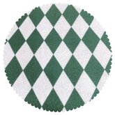Vilt print, Diagonale ruitjes, Groen Vilt print, Diagonale ruitjes, Groen